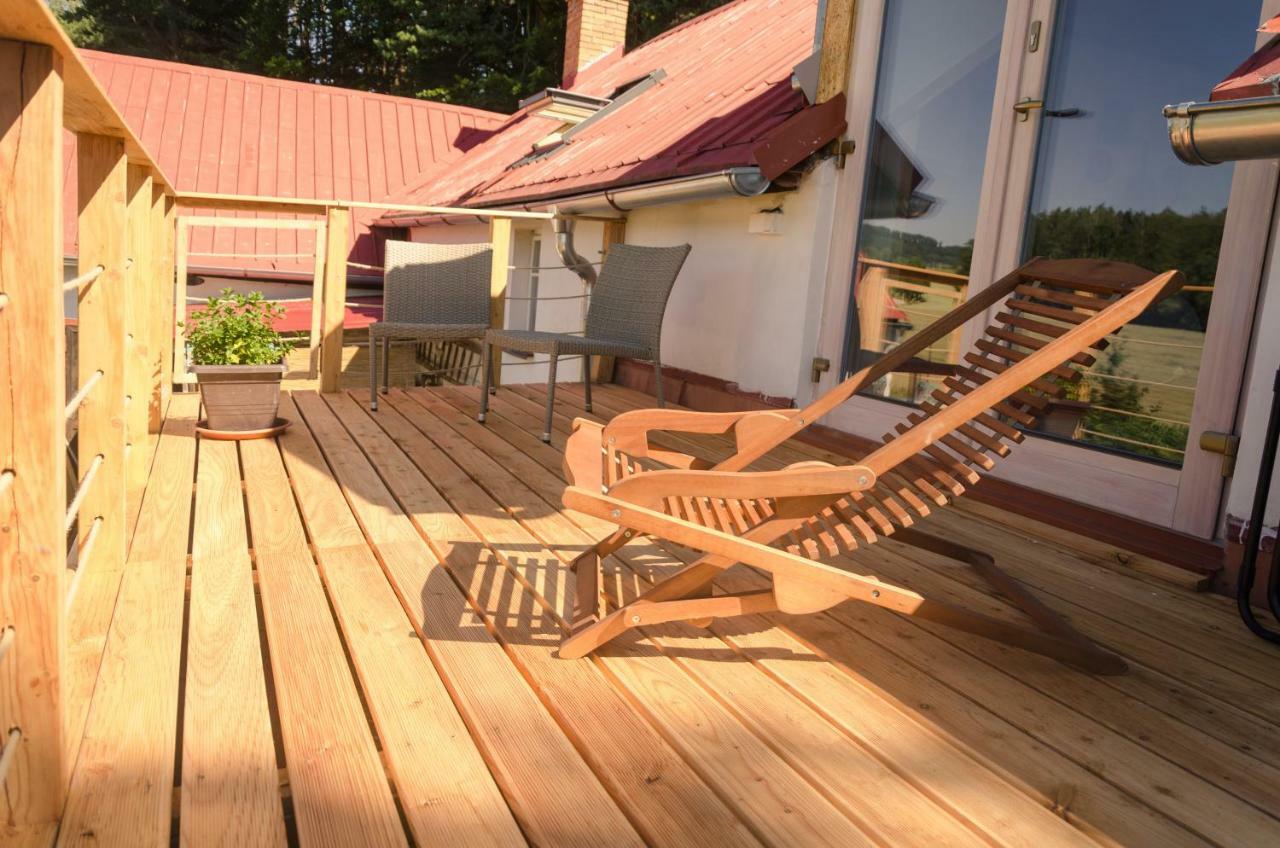 Chaloupka U Sv. Dyndy Apartment Nova Ves  Luaran gambar